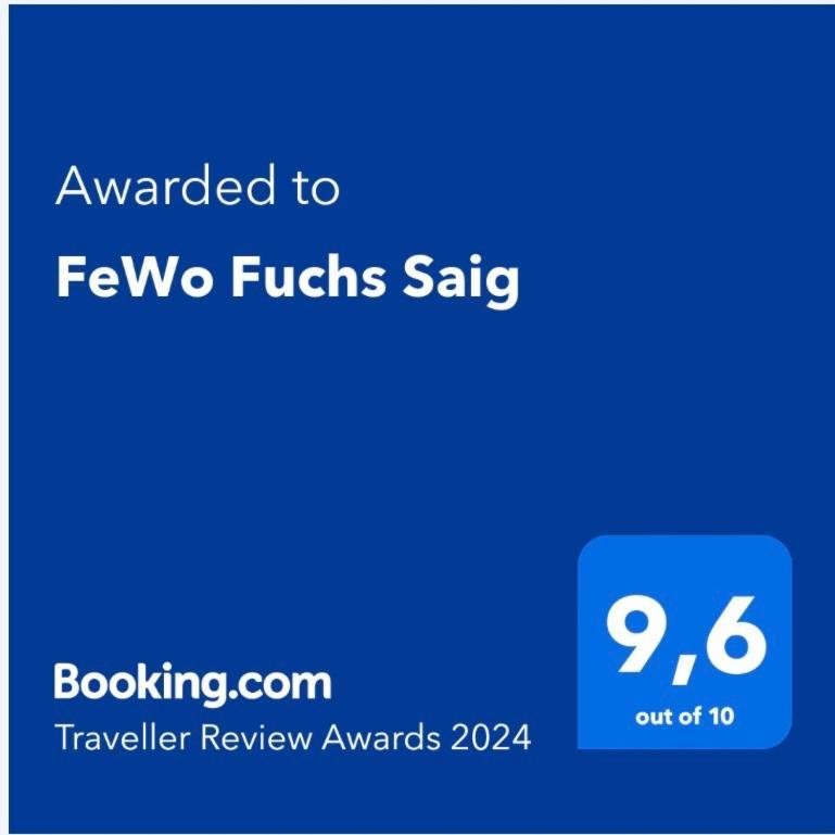Fewo Fuchs Saig لينزكريش المظهر الخارجي الصورة